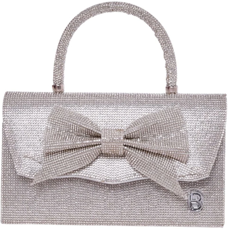 Τσάντα φάκελος clutch CK-6066 - Ασημί Bag to Bag