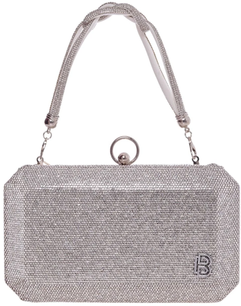 Τσάντα φάκελος clutch CK-6070 - Ασημί Bag to Bag