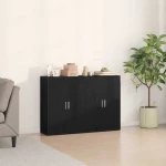 vidaXL Μπουφές Μαύρη δρυς 60 x 31 x 84 εκ Επεξεργασμένο ξύλο