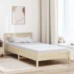vidaXL Στρώμα με Στρώση Καρύδας Λευκό 200 x 90 εκ. PU Αφρός