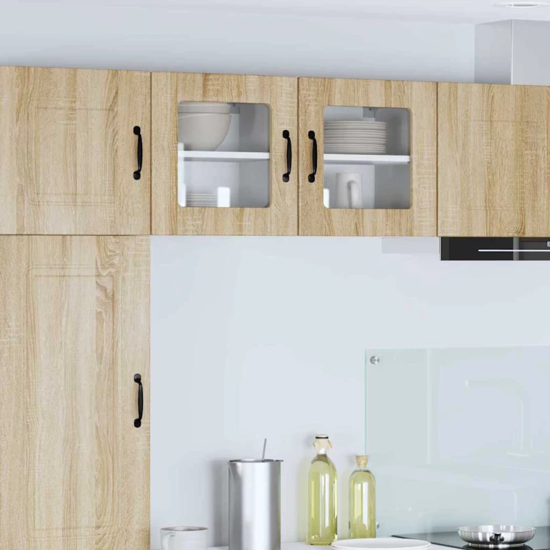 vidaXL Κρεμαστό ντουλάπι κουζίνας 2 pcs Δρύς Sonoma 40 x 31 x 40 εκ.
