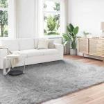 vidaXL Ψεύτικο Δέρμα Προβάτου Χαλί Tafalla Γκρι 200 x 280 εκ.