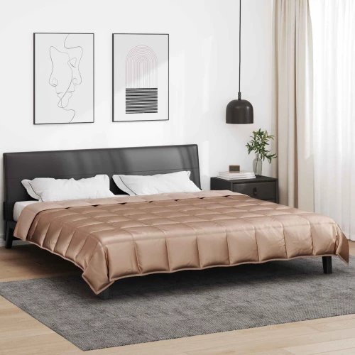 vidaXL Κουβέρτα ολόκληρου του χρόνου Χρυσό 220 x 260 cm
