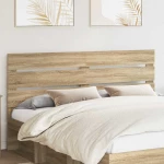 vidaXL Κεφαλάρι με κεφαλάρι Δρύς Sonoma 180 cm Επεξεργασμένο ξύλο