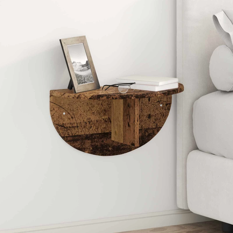 vidaXL Ράφι Τοίχου Παλιό ξύλο 38 x 19 x 19 εκ Επεξεργασμένο ξύλο