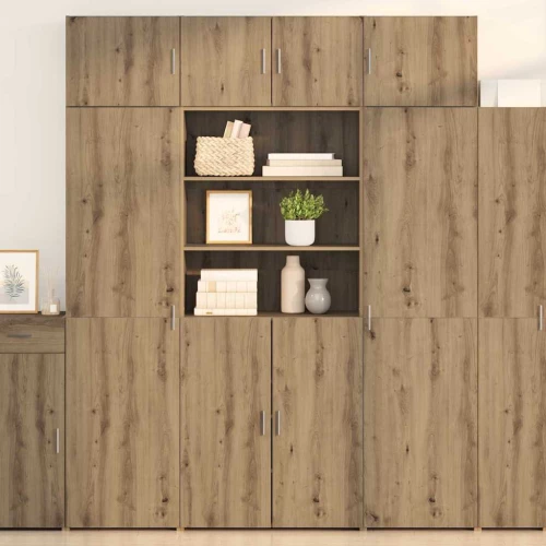vidaXL Highboard Artisan Oak 80 x 42,5 x 185 εκ Επεξεργασμένο ξύλο