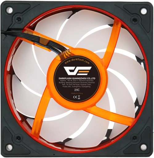 DarkFlash DE8 Single Fan Black
