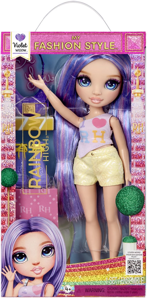 RAINBOW HIGH MY FASHION STYLE ΚΟΥΚΛΑ ΜΟΔΑΣ - VIOLET (#547563-EUC)
