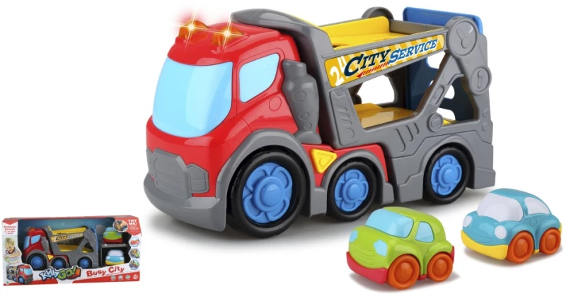 KIDZ 2 GO BIG BUSY CITY - ΜΕΤΑΦΟΡΑ ΑΥΤΟΚΙΝΗΤΩΝ 31 cm (#10358)