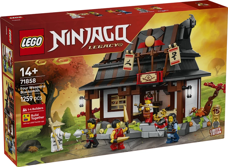 LEGO® NINJAGO® ΣΙΔΕΡΑΣ ΤΩΝ ΤΕΣΣΑΡΩΝ ΌΠΛΩΝ – 15Η ΕΠΕΤΕΙΟΣ (#71858)