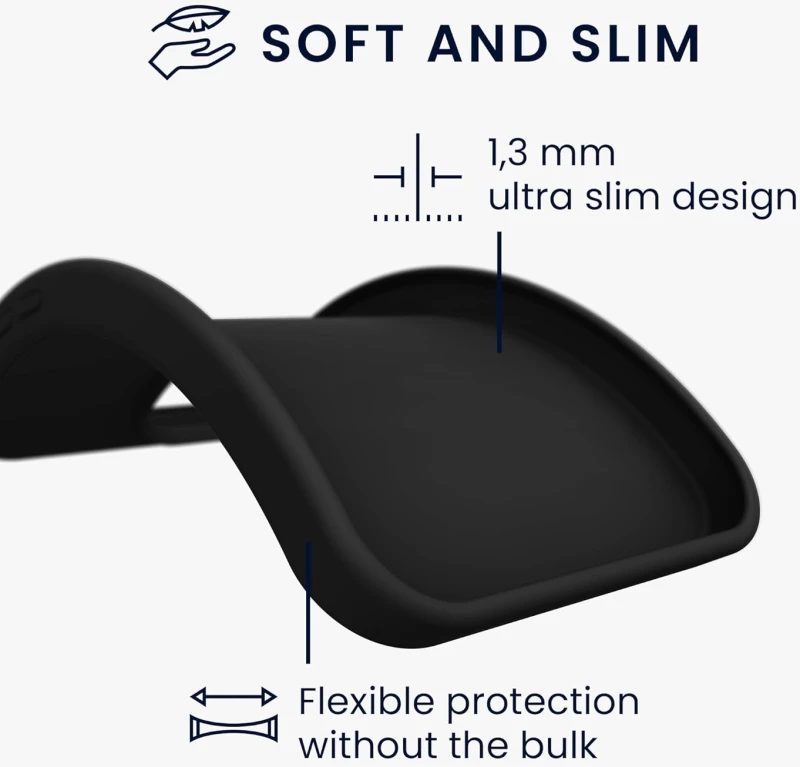 Θήκη Xiaomi Redmi Note 13 Pro Plus - KWmobile TPU Case Σιλικόνης - Black Matte (KWM000020KI001C)