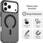 Θήκη iPhone 17 Pro Techsuit CandyCase Σκληρή Ημιδιάφανη με MagSafe - Black (5949419313361)