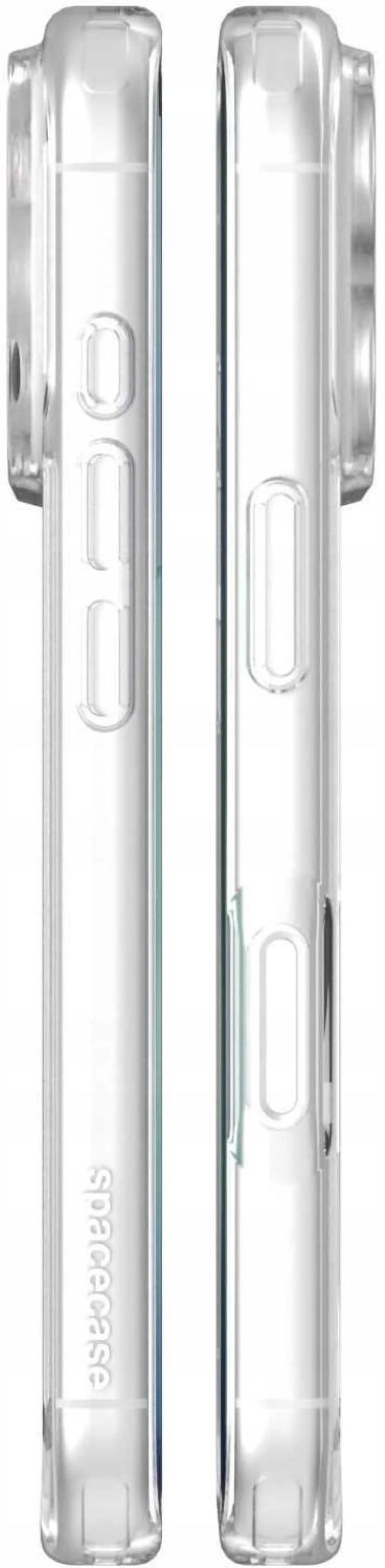 Θήκη iPhone 17 Pro Max Spacecase Clear MagSafe Σκληρή Διάφανη με MagSafe - Black (5905719131029)