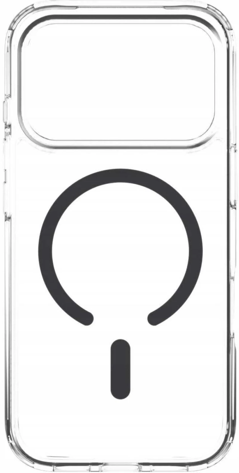 Θήκη iPhone 17 Pro Max Spacecase Clear MagSafe Σκληρή Διάφανη με MagSafe - Black (5905719131029)