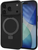 Θήκη iPhone 17 Pro Spacecase Ring Pro Mag Σκληρή με MagSafe & KickStand - Black (5905719130930)
