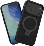 Θήκη iPhone 17 Pro Spacecase Ring Pro Mag Σκληρή με MagSafe & KickStand - Black (5905719130930)