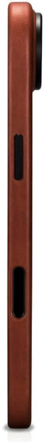 Θήκη iPhone Air iCarer Leather Back Case With Camera Button Δερμάτινη με MagSafe - Retro Brown (KJIP17250704-BN)