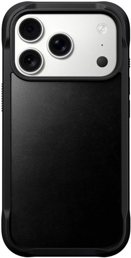 Θήκη iPhone 17 Pro Nomad Rugged Leather Case Horween Ανθεκτική Δερμάτινη με MagSafe - Black (NM011802858)