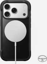 Θήκη iPhone 17 Pro Nomad Rugged Leather Case Horween Ανθεκτική Δερμάτινη με MagSafe - Black (NM011802858)