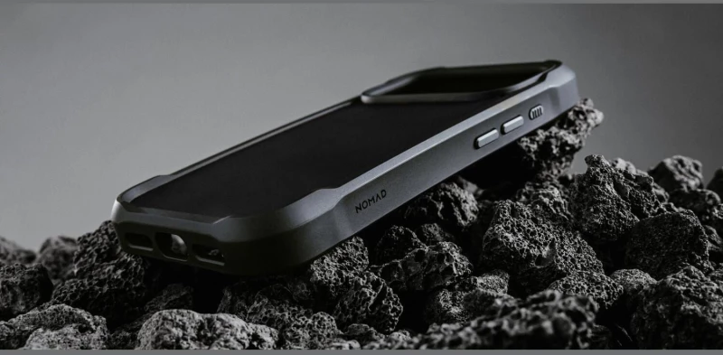 Θήκη iPhone 17 Pro Nomad Rugged Leather Case Horween Ανθεκτική Δερμάτινη με MagSafe - Black (NM011802858)
