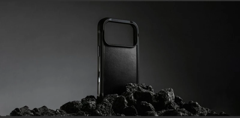Θήκη iPhone 17 Pro Nomad Rugged Leather Case Horween Ανθεκτική Δερμάτινη με MagSafe - Black (NM011802858)