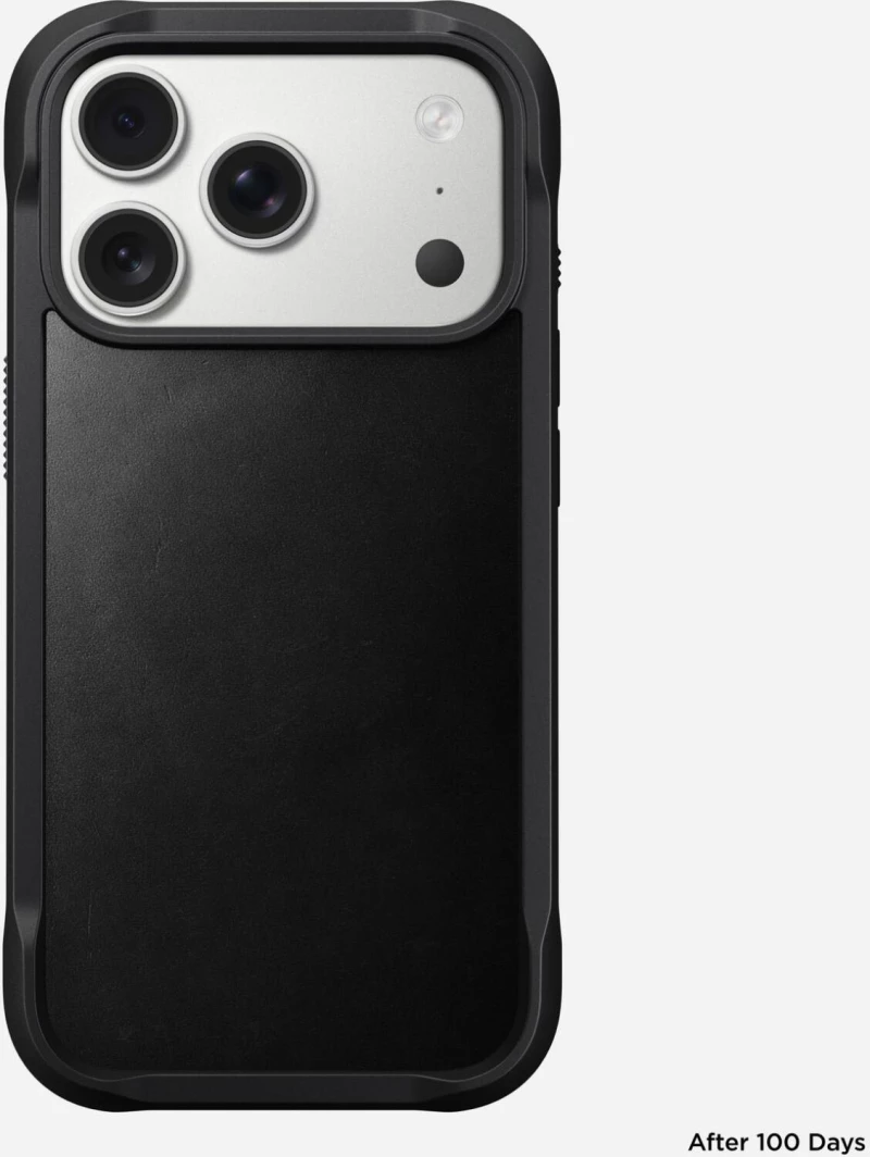 Θήκη iPhone 17 Pro Nomad Rugged Leather Case Horween Ανθεκτική Δερμάτινη με MagSafe - Black (NM011802858)