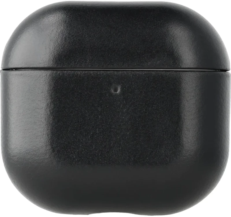 Θήκη AirPods 4th Gen Rosso Deluxe Σκληρή Δερμάτινη - Black (8719246494826)