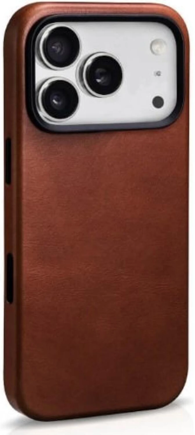 Θήκη iPhone 17 Pro iCarer Leather Back Case With Camera Button Δερμάτινη με MagSafe - Retro Brown (KJIP17250705-BN)