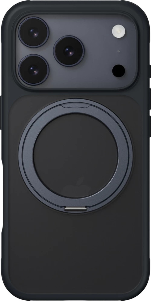 Θήκη iPhone 17 Pro MagEasy MagStand M Ανθεκτική Ημιδιάφανη με MagSafe & Περιστρεφόμενο KickStand - Midnight (MPH17P262MG25)