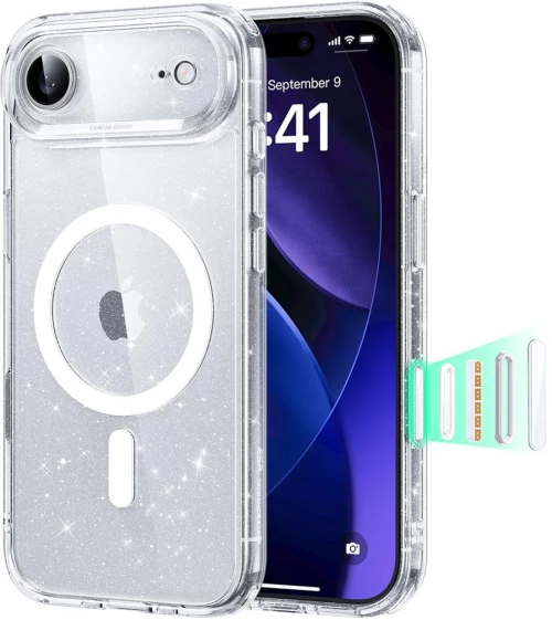 Θήκη iPhone Air ESR Classic Hybrid Magnetic Ανθεκτική με MagSafe & Κάλυμμα για Camera Control - Clear Shimmer (4894240289273)