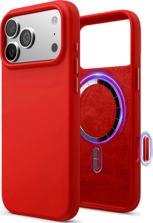 Θήκη iPhone 17 Pro Max Elago Magnetic Silicone Case Premium Σιλικόνης με MagSafe - Red (ES17MSSC69PRO-RD)