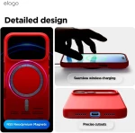 Θήκη iPhone 17 Pro Max Elago Magnetic Silicone Case Premium Σιλικόνης με MagSafe - Red (ES17MSSC69PRO-RD)