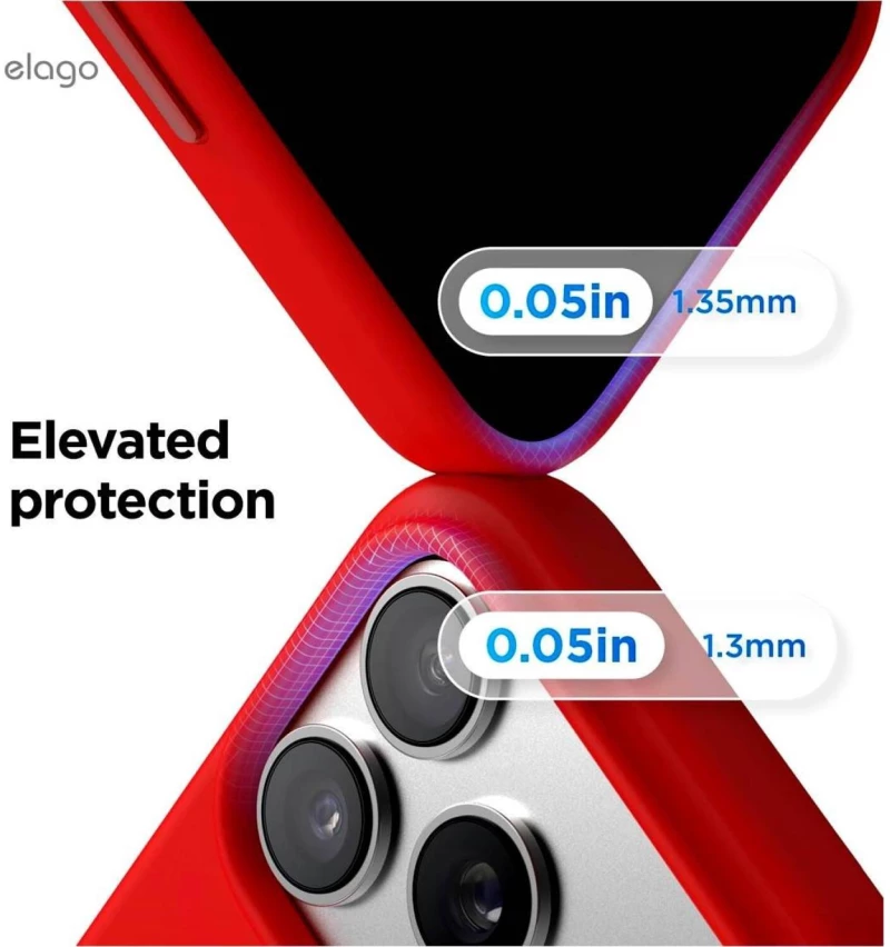 Θήκη iPhone 17 Pro Max Elago Magnetic Silicone Case Premium Σιλικόνης με MagSafe - Red (ES17MSSC69PRO-RD)
