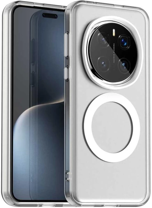 Θήκη Honor Magic7 Pro Techsuit CandyCase Σκληρή Ημιδιάφανη με MagSafe - White (5949419311053)