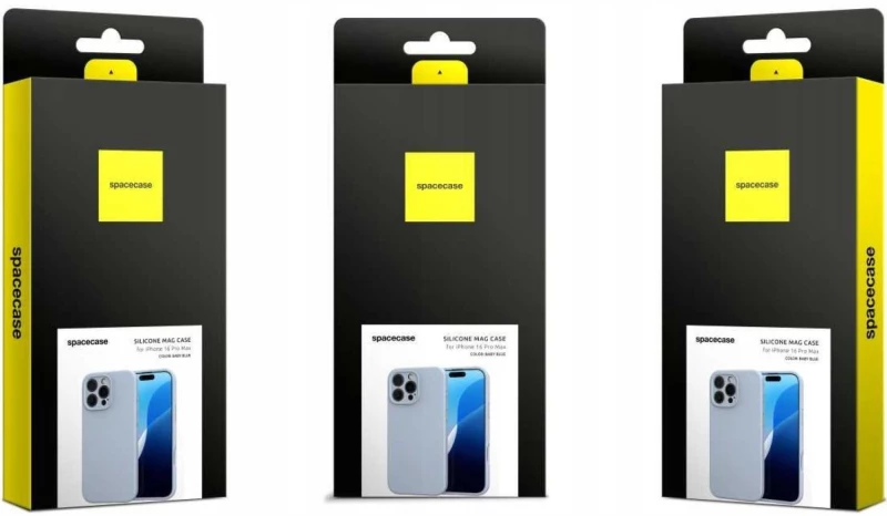 Θήκη iPhone 16 Pro Max Spacecase Silicone Mag Case Σιλικόνης με MagSafe - Baby Blue (5905719119409)