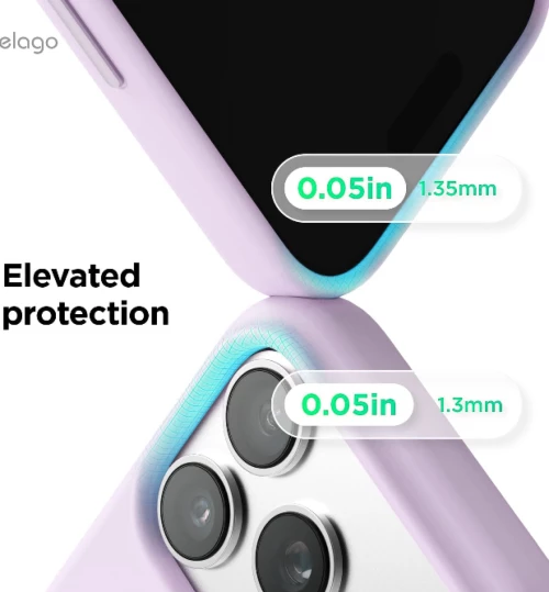 Θήκη iPhone 17 Pro Elago Magnetic Silicone Case Premium Σιλικόνης με MagSafe - Light Lilac (ES17MSSC63PRO-LLIL)