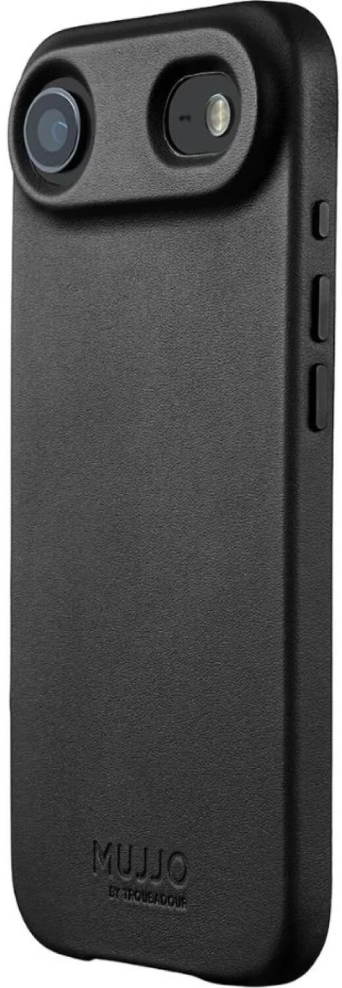 Θήκη iPhone Air MUJJO by Troubadour Full Leather Case Δερμάτινη με MagSafe - Black (‎MUJJO-CL-065-BK)
