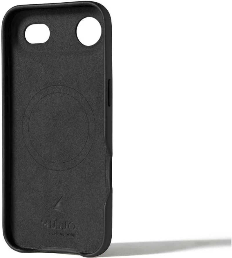 Θήκη iPhone Air MUJJO by Troubadour Full Leather Case Δερμάτινη με MagSafe - Black (‎MUJJO-CL-065-BK)