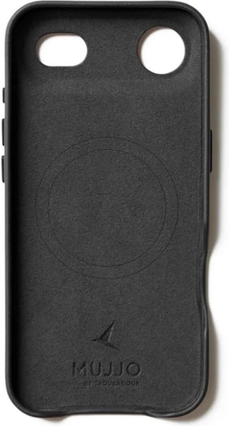 Θήκη iPhone Air MUJJO by Troubadour Full Leather Case Δερμάτινη με MagSafe - Black (‎MUJJO-CL-065-BK)
