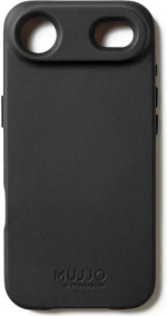 Θήκη iPhone Air MUJJO by Troubadour Full Leather Case Δερμάτινη με MagSafe - Black (‎MUJJO-CL-065-BK)