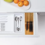 Βάση Μαχαιριών Relaxdays Bamboo Knife Organiser από Μπαμπού 5 Θέσεων - Natural (10028871)