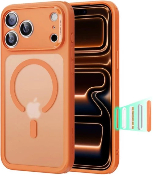 Θήκη iPhone 17 Pro Max ESR Classic Hybrid Magnetic Ανθεκτική με MagSafe & Κάλυμμα για Camera Control - Frosted Orange (4894240291627)