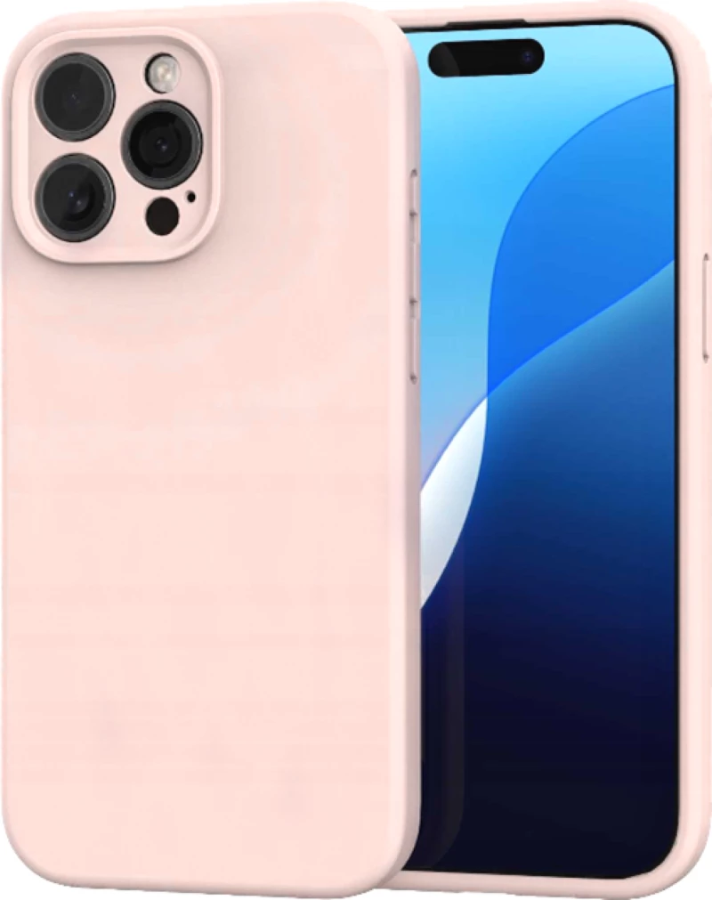 Θήκη iPhone 15 Pro Spacecase Silicone Mag Case Σιλικόνης με MagSafe - Baby Pink (5905719137823)