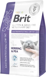 Brit VD CAT Veterinary Diet Cat Grain Free Gastrointestinal-Low Fat Herring & Pea 2kg