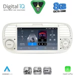 DIGITAL IQ BLM 765BG_CPA (7" DECK) MULTIMEDIA OEM for FIAT 500 mod. 2007-2015 (BEIGE)