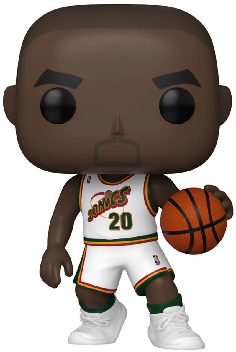 Funko Pop! Basketball: Seattle Sonics - Gary Payton (White Home Uniform) #223 Vinyl Figure