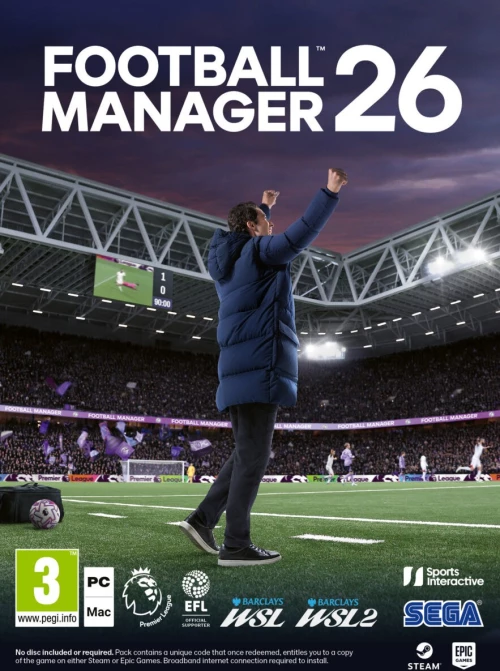 Football Manager 2026 PC (Code in a box, includes Greek Language)
