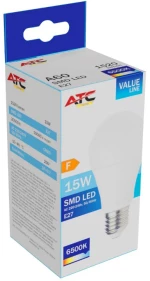 ATC SMD LED Λαμπτήρας A60 230V 15W/1520LM E27 6500K