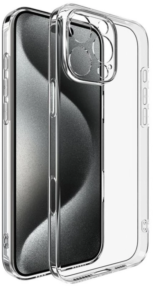 Θήκη TPU Σιλικόνης GREEN ON για iPhone 16 Pro Max - Διάφανο