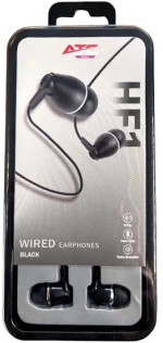 ATC-HFr1 Ενσύρματα Ακουστικά Handsfree 3,5mm Μαύρο